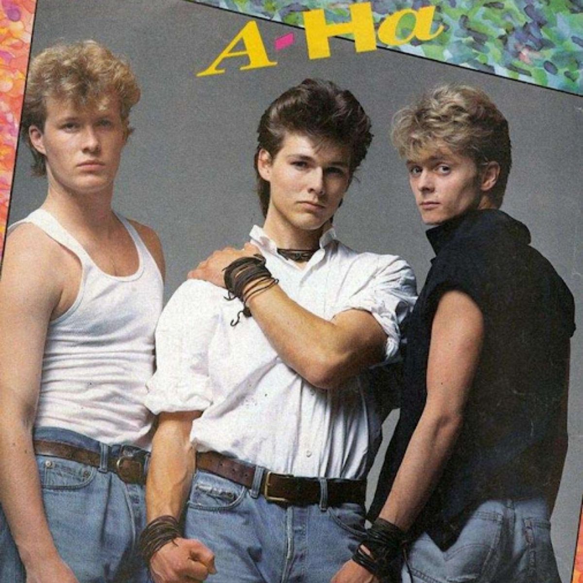 Members of the group "A-ha" in their youth