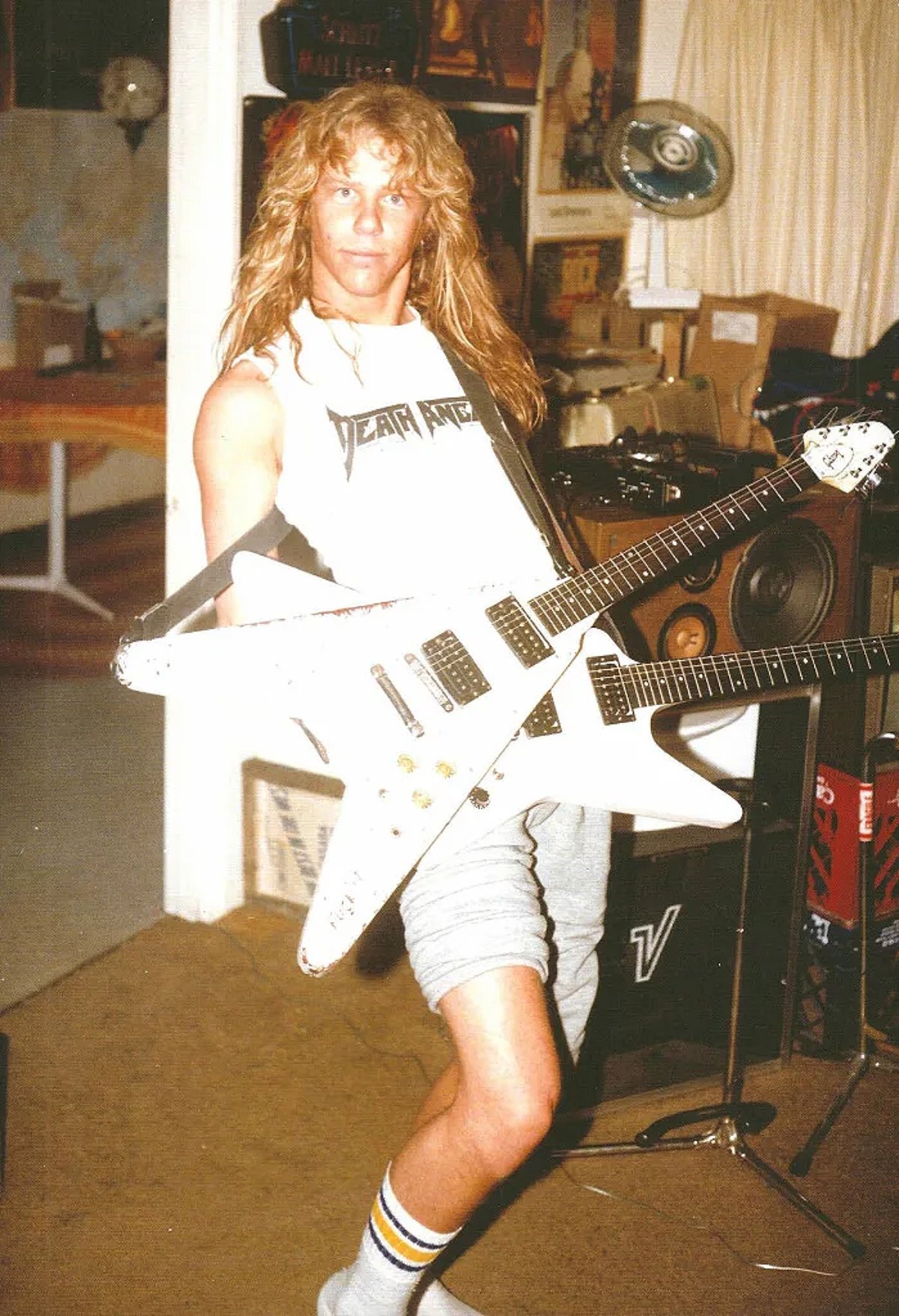 James Hetfield in his youth