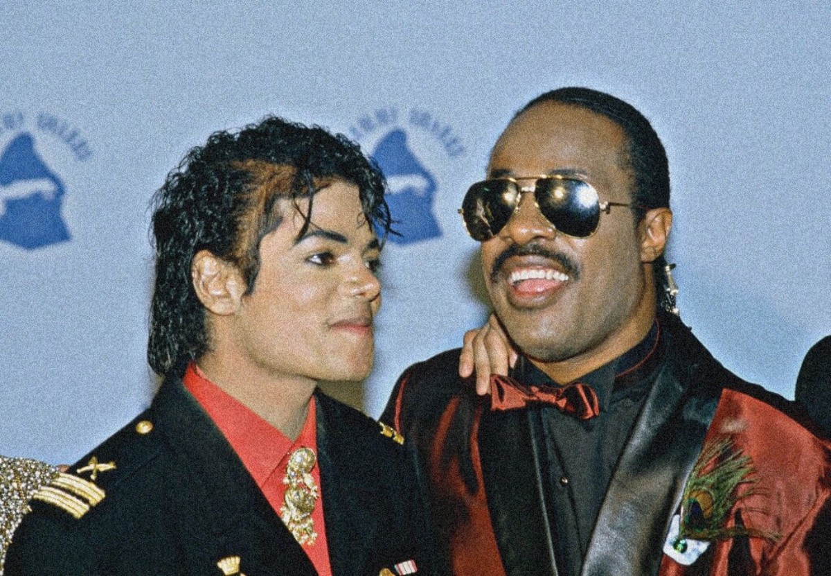 Michael Jackson e Stevie Wonder