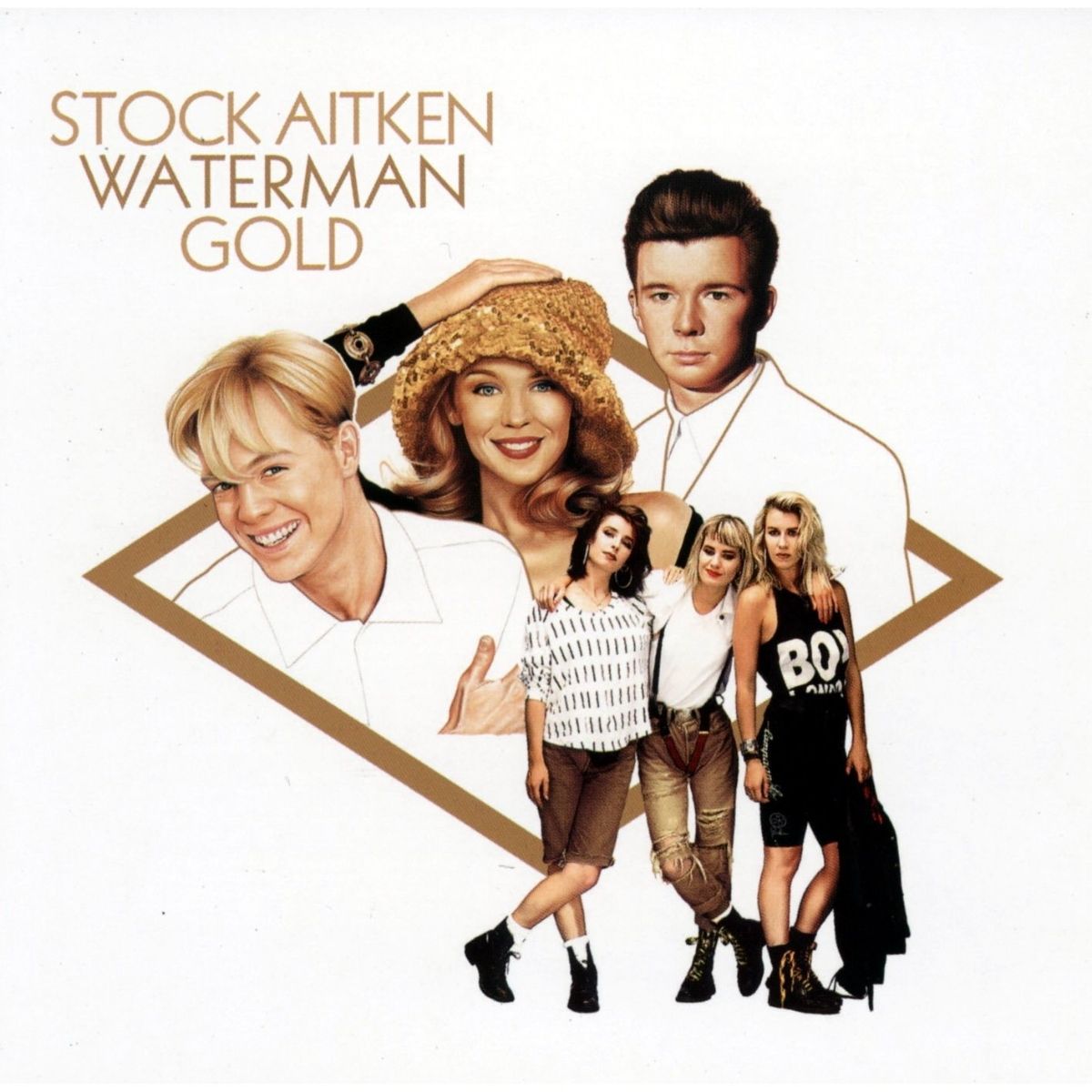 Stock, Aitken, Waterman Disco de oro con los mayores éxitos de los productores
