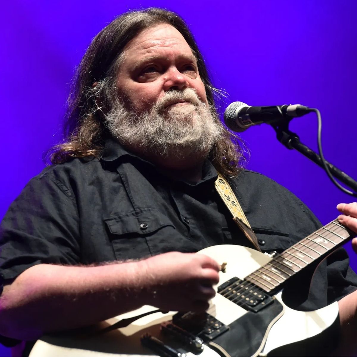 Roky Erickson performing on stage