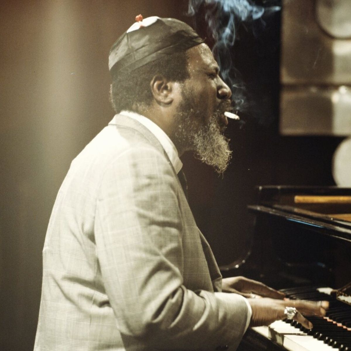 Thelonious Monk at one of his performances