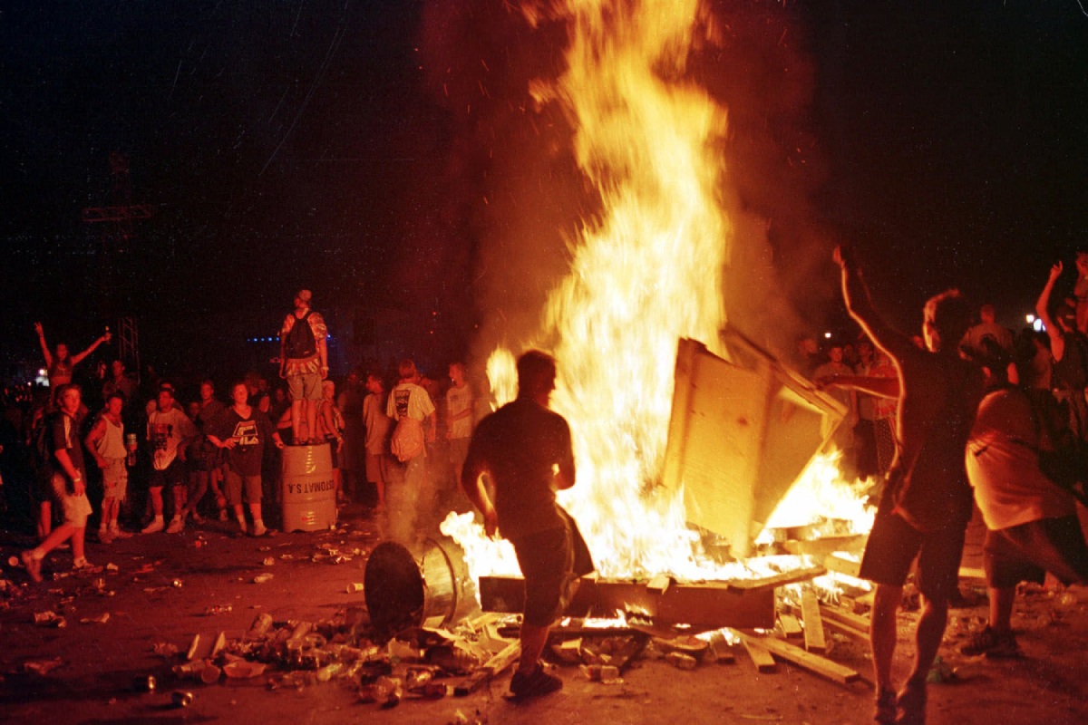The 1999 Woodstock riots