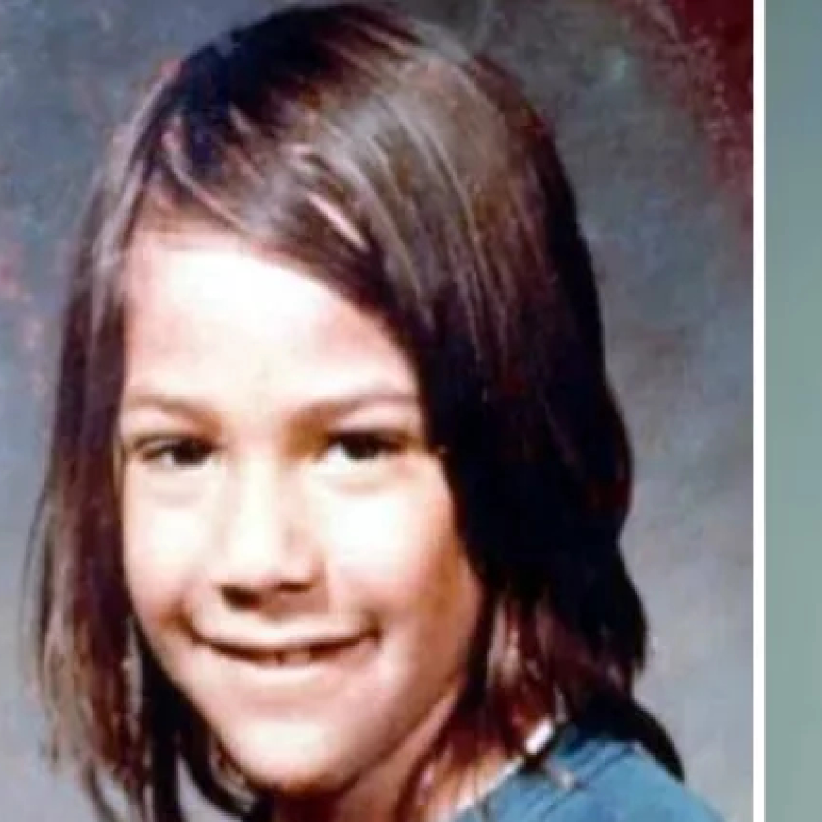 Childhood photo of Keanu Reeves