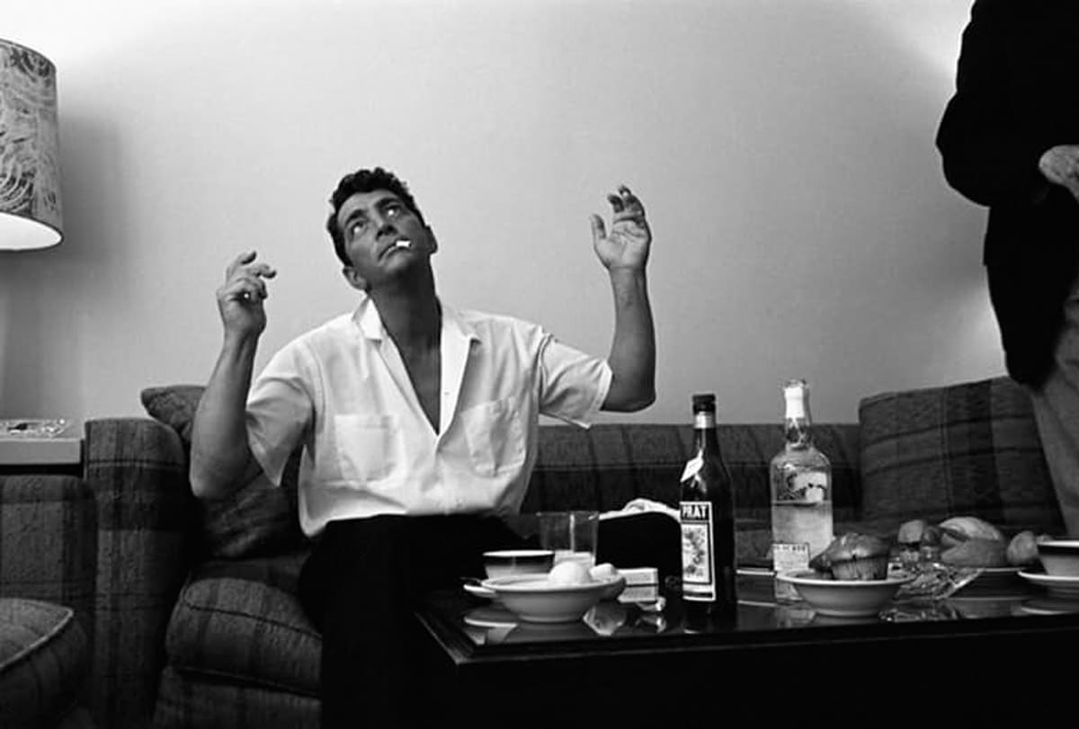 Dean Martin with Alcohol