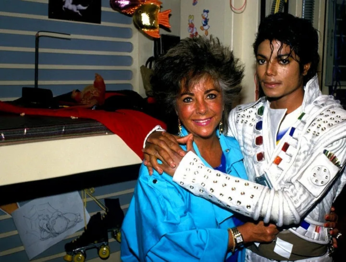 Elizabeth Taylor et Michael Jackson