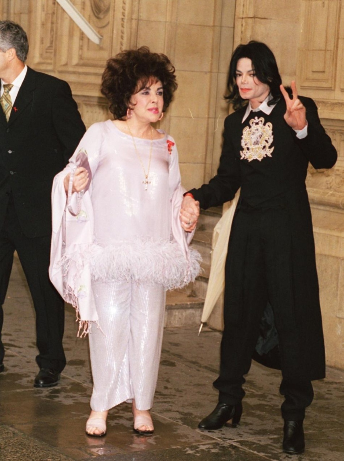 Elizabeth Taylor y Michael Jackson