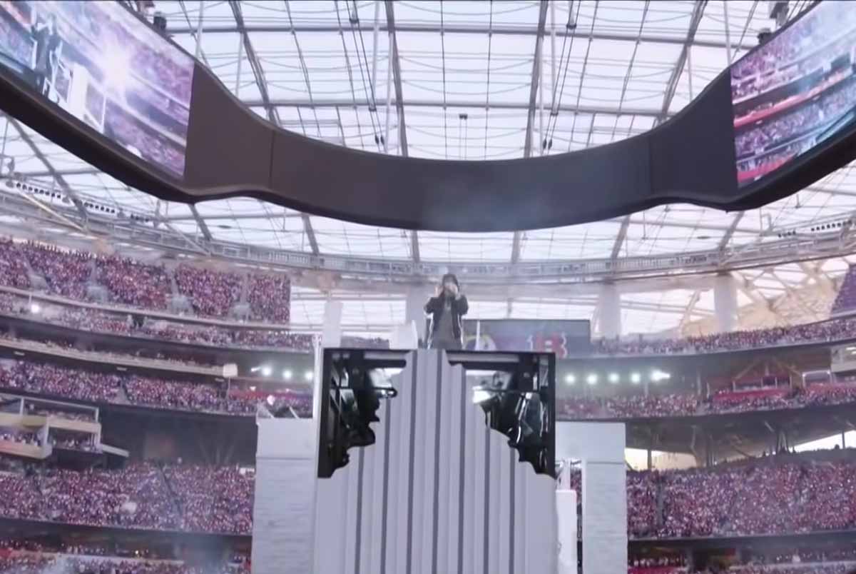 Eminem au Pepsi Super Bowl LVI