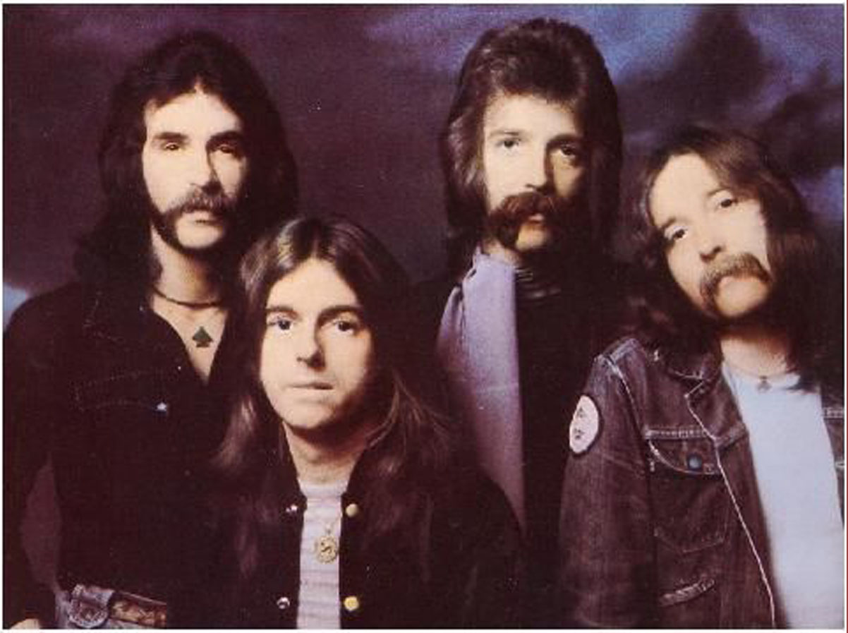 Photocard of the Foghat band