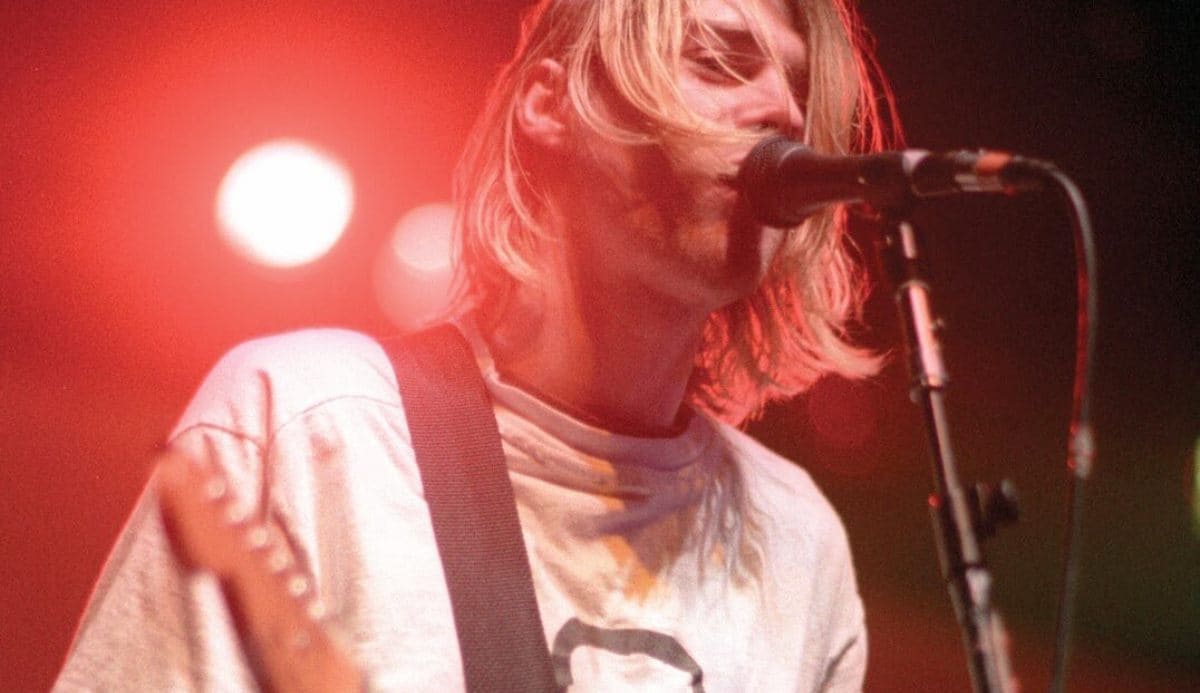 Kurt Cobain en concierto