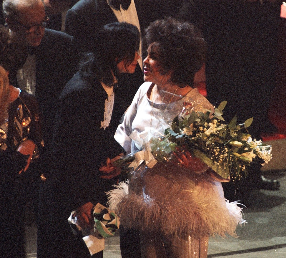 Michael Jackson y Elizabeth Taylor