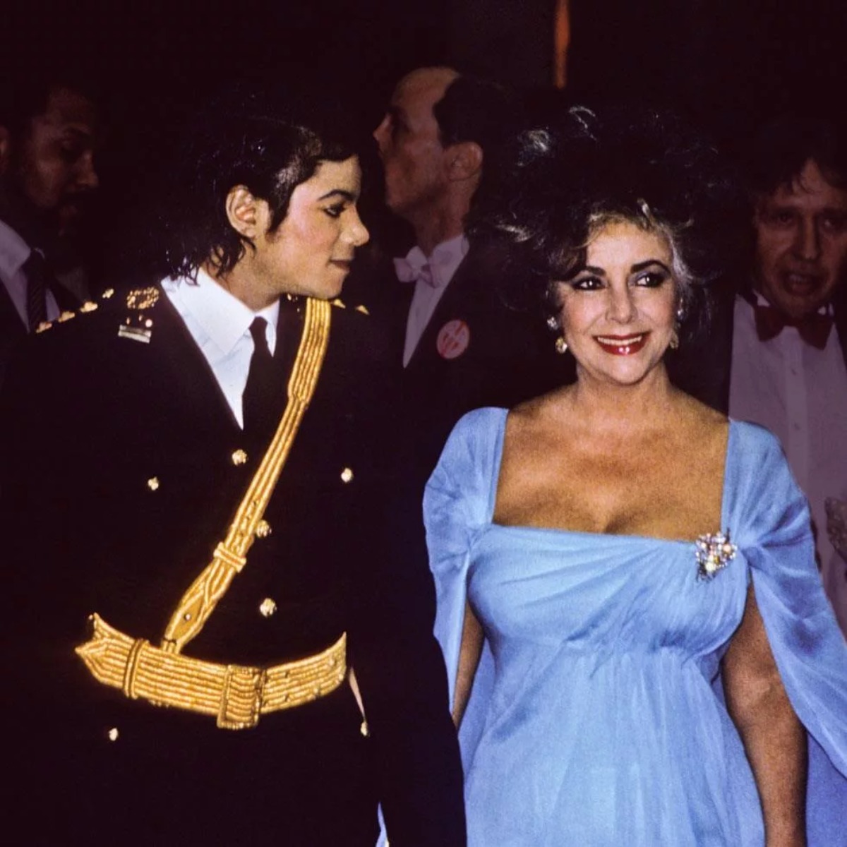 Michael Jackson y Elizabeth Taylor