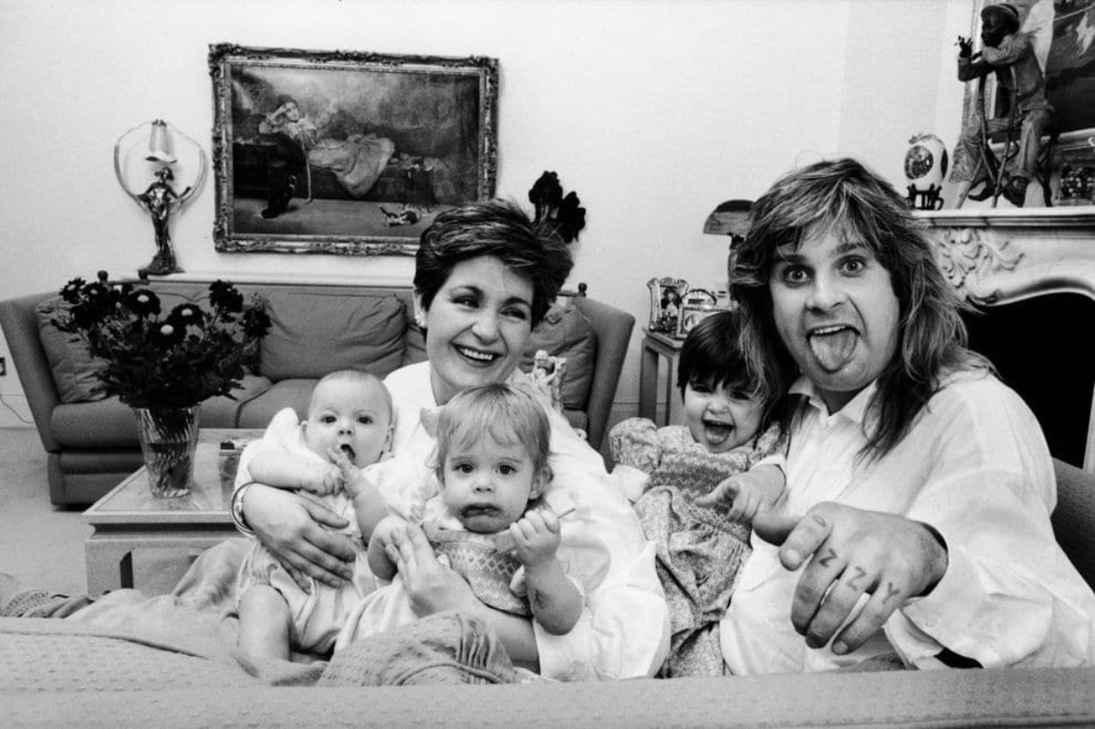 Ozzy Osbourne and his family