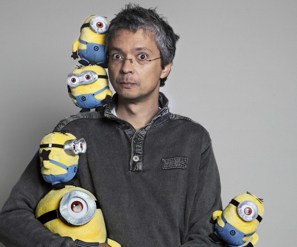 Pierre in the photo with soft minions
