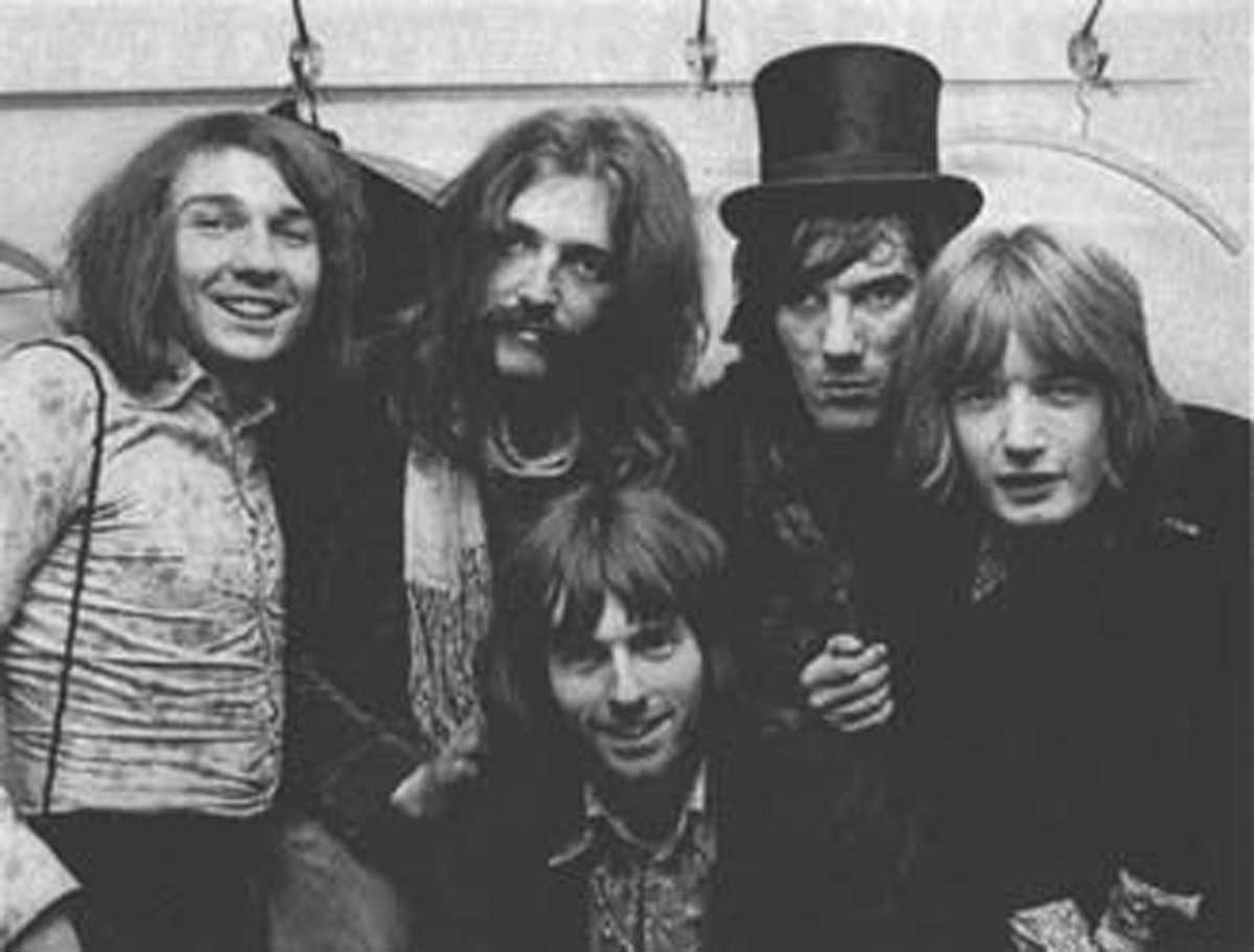 Savoy brown Chris Youlden in a top hat