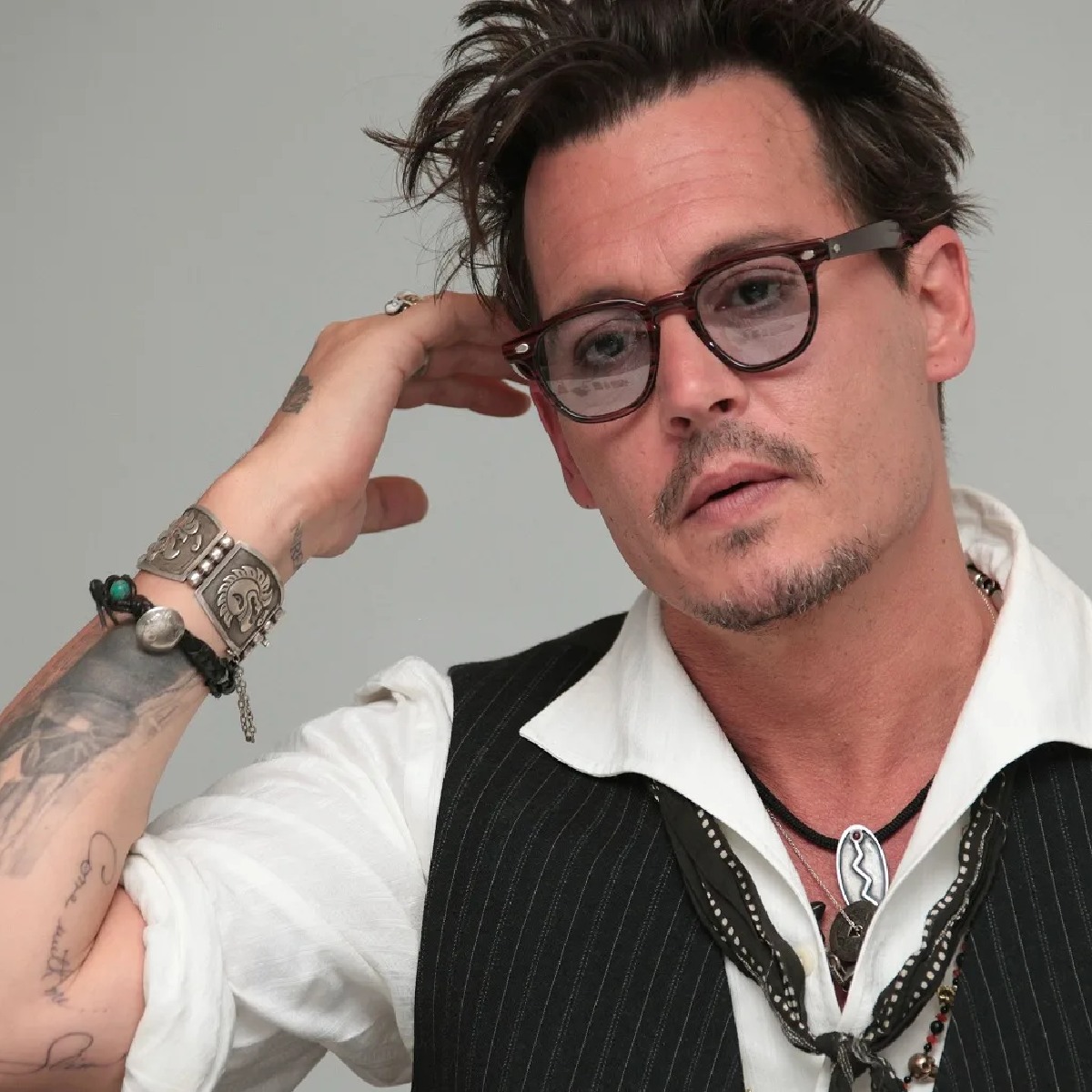Rodaje en el estudio de Johnny Depp