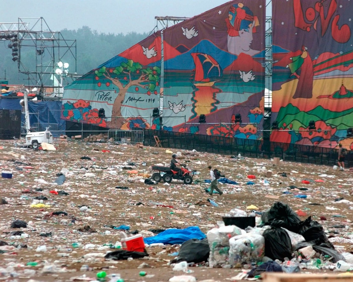 Woodstock 1999 fand auf einer Militärbasis statt