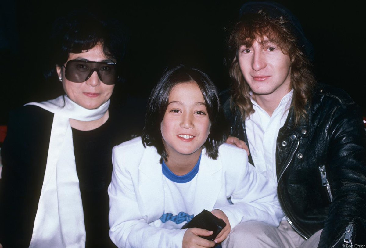 Yoko Ono, Sean et Julian Lennon