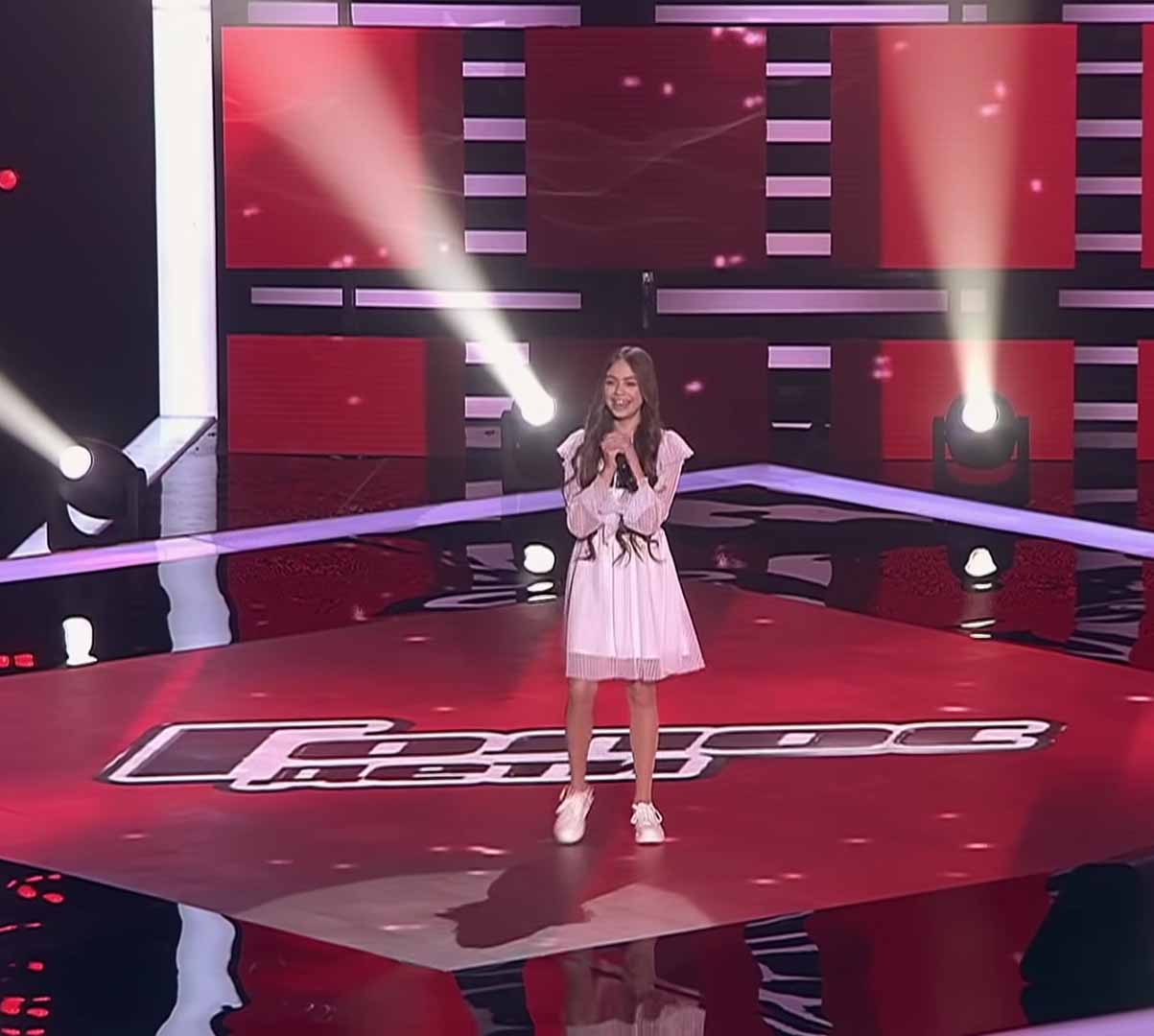 Юлия Гаврилова на 8 сезоне шоу Голос Дети