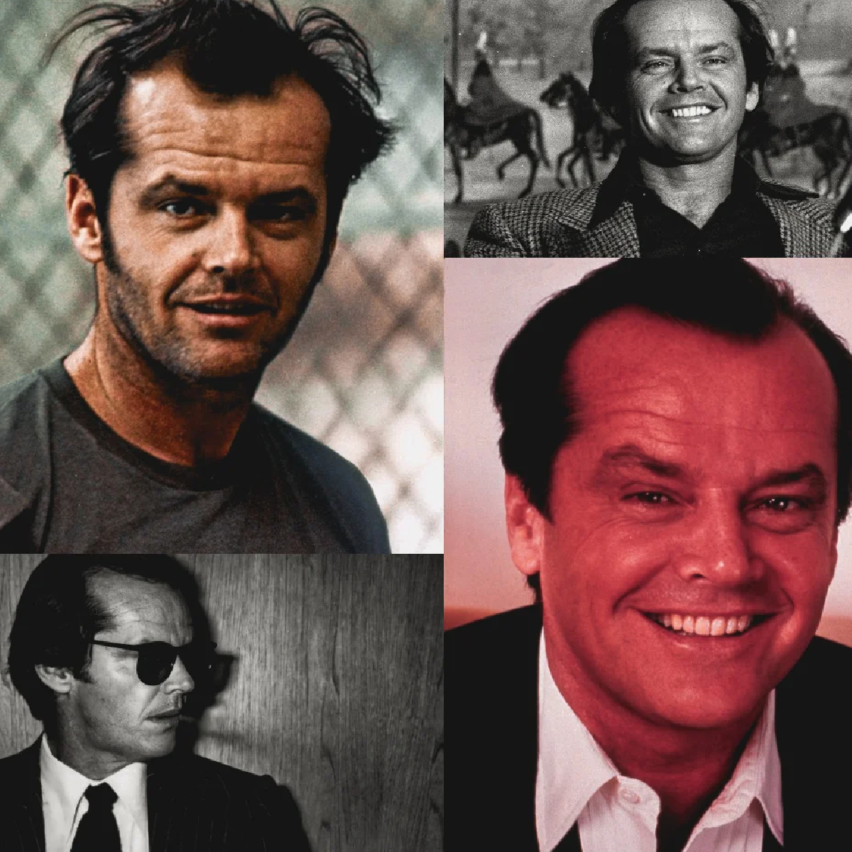 Nicholson's role is crazy characters.
