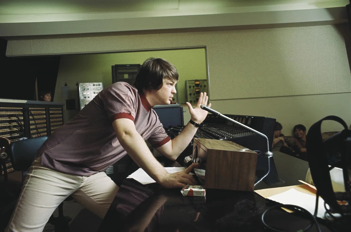Brian Wilson im Studio