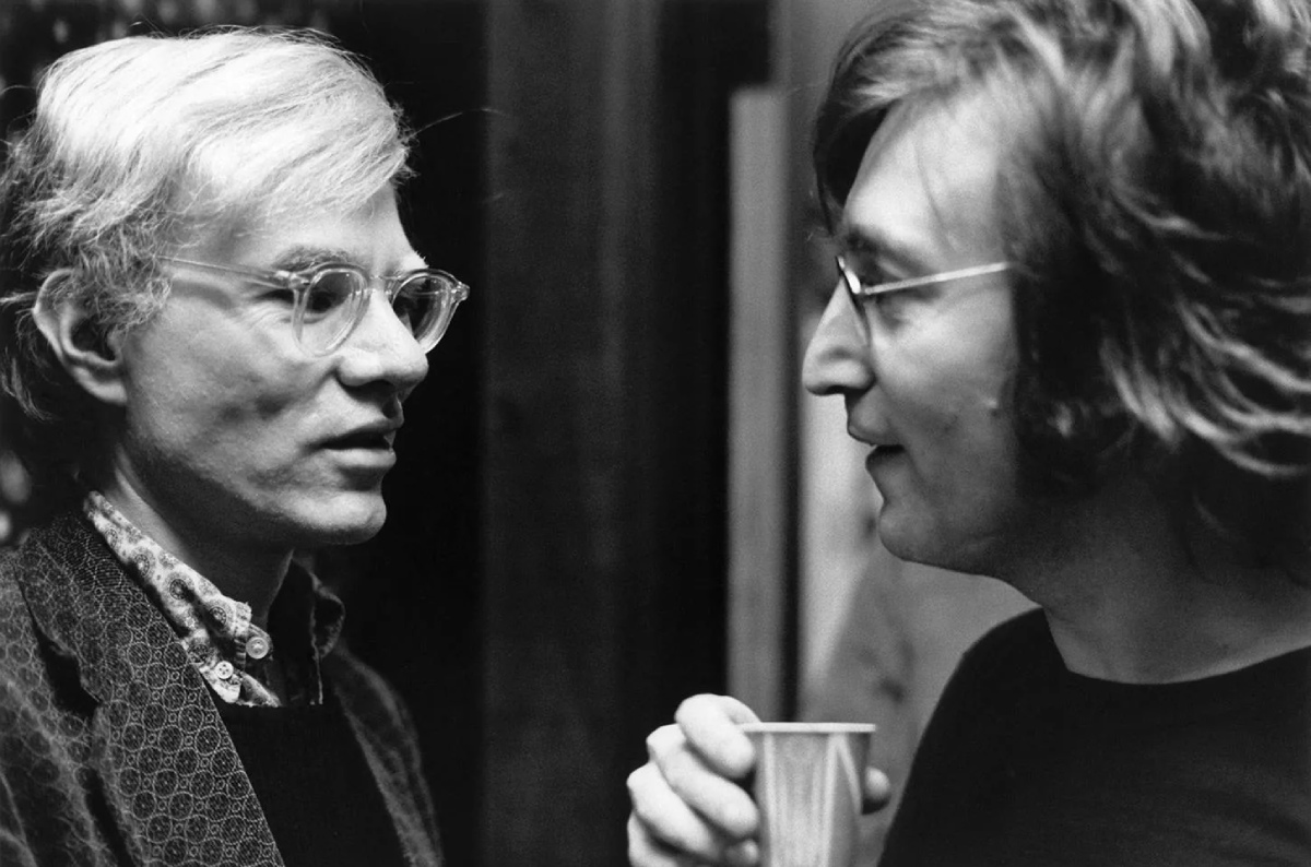 Andy Warhol and John Lennon