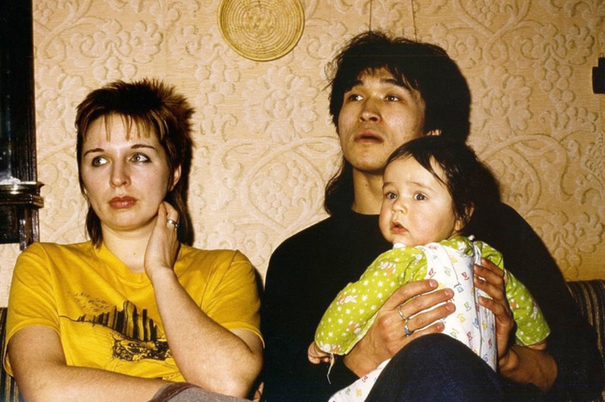 Marianne, Viktor Tsoi et leur fils Alexander