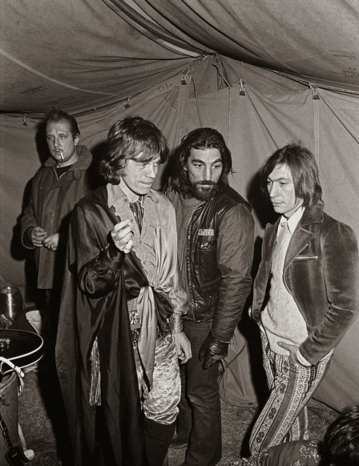 Mick Jagger auf dem Altamont Festival 1969