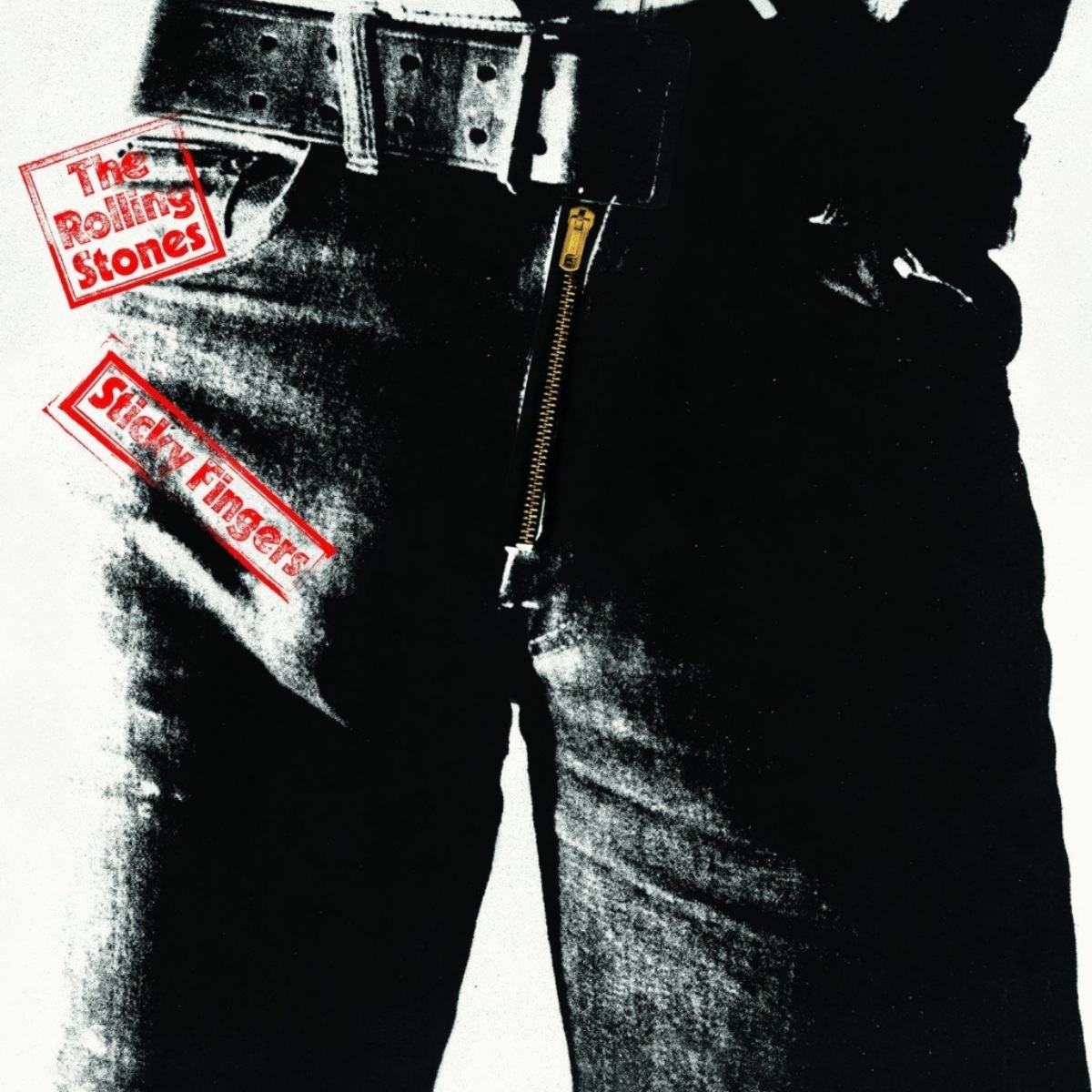 Capa do álbum dos Rolling Stones Sticky Fingers