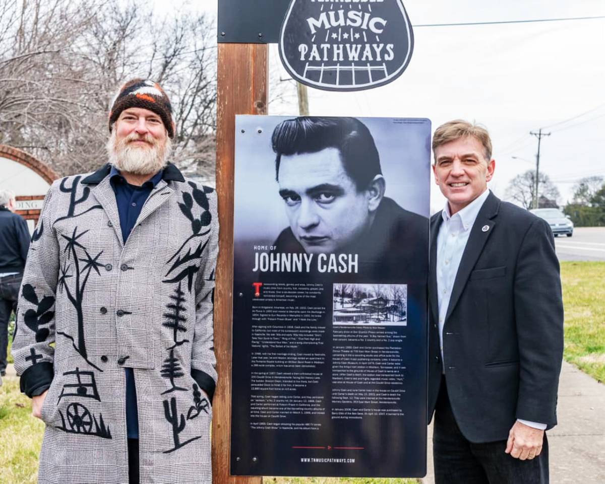Inauguración del monumento a Jhonny Cash