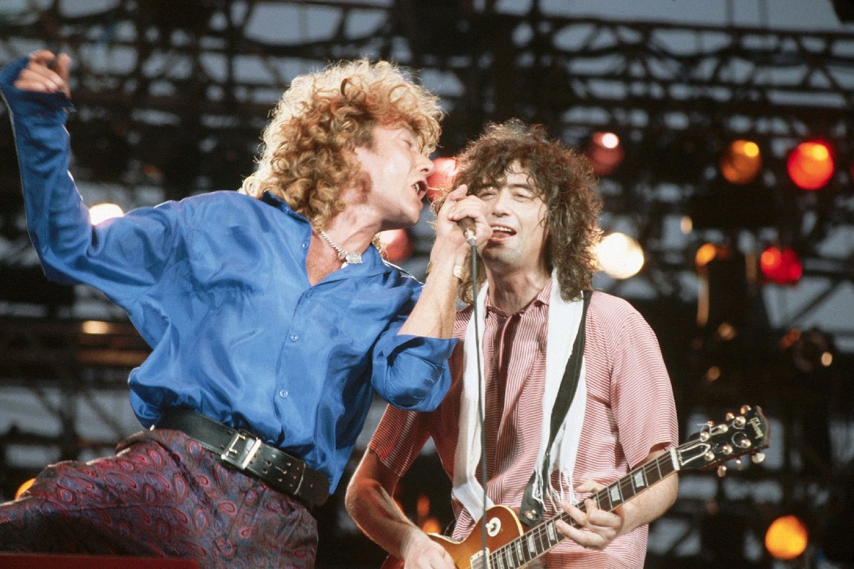 Robert Plant und Jimmy Page