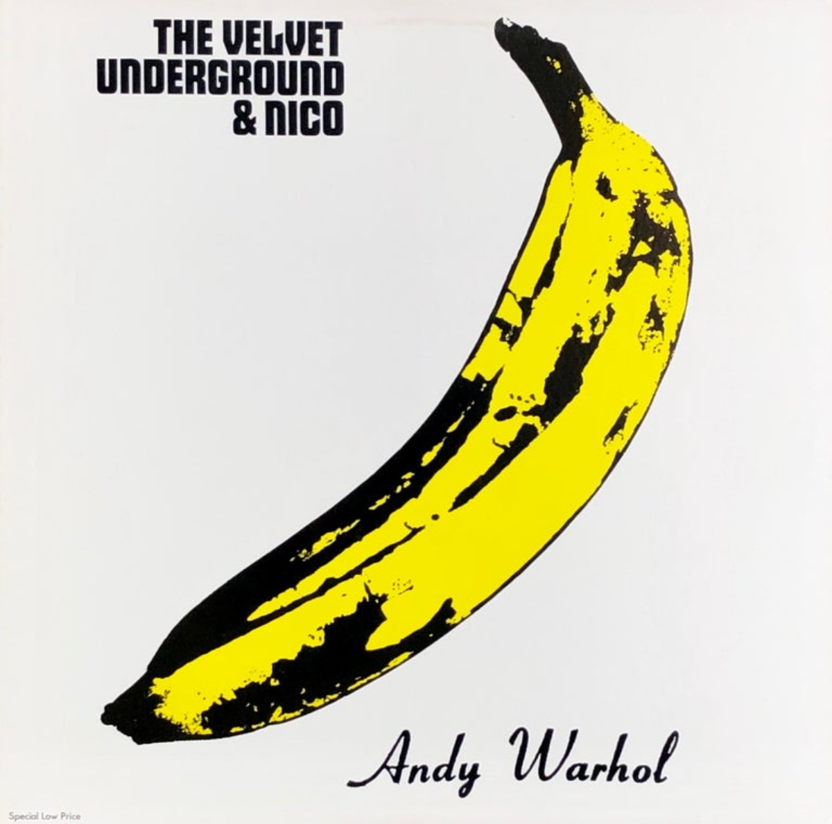 The famous cover of the album "The Velvet Underground & Nico"