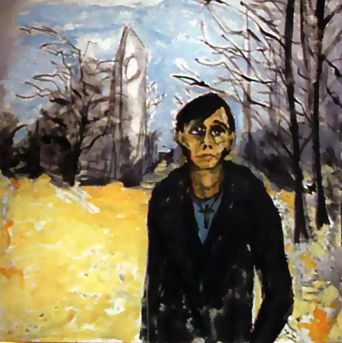 «Берлинский пейзаж с Джо» – портрет Игги Попа, написанный Дэвидом Боуи