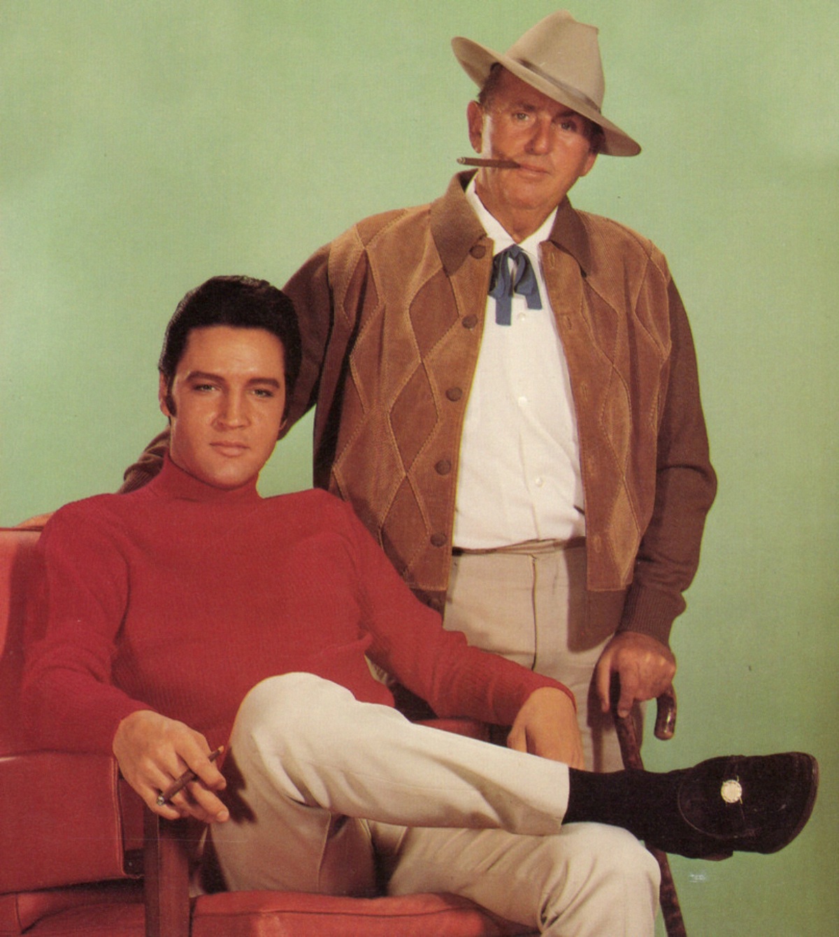 Elvis Presley et le Colonel Tom Parker