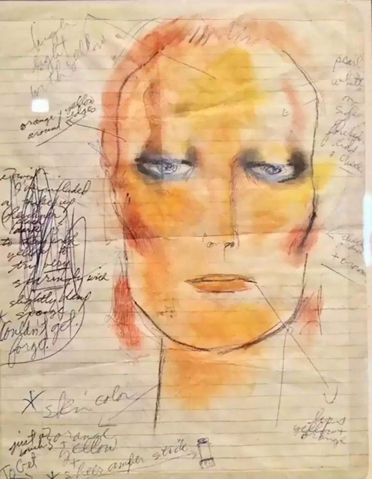 Sketches of David Bowie