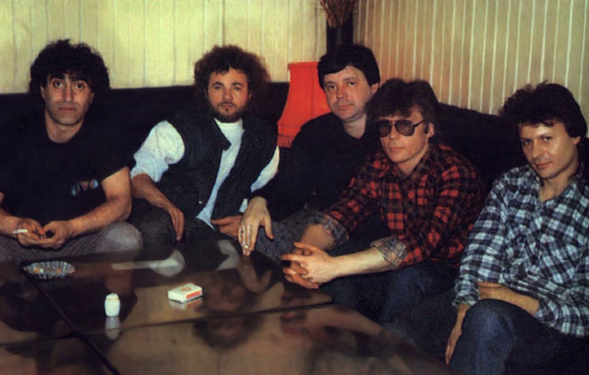 The band Arax in 1989