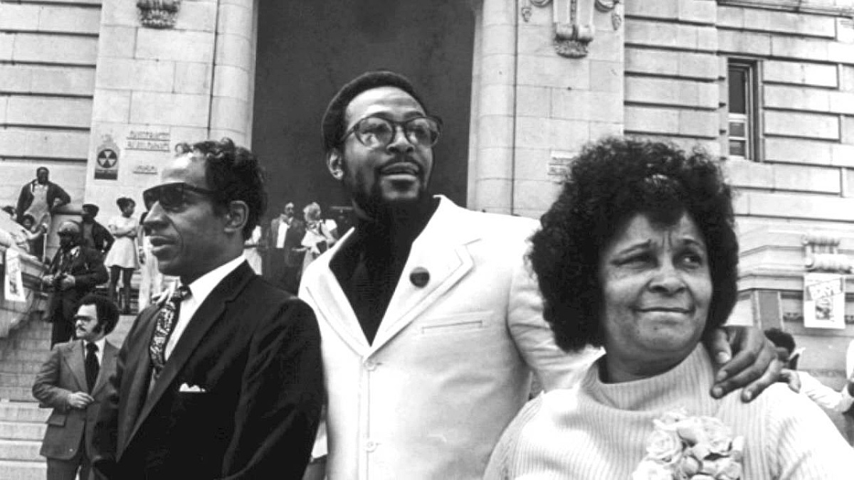 Marvin Gaye and his parents
