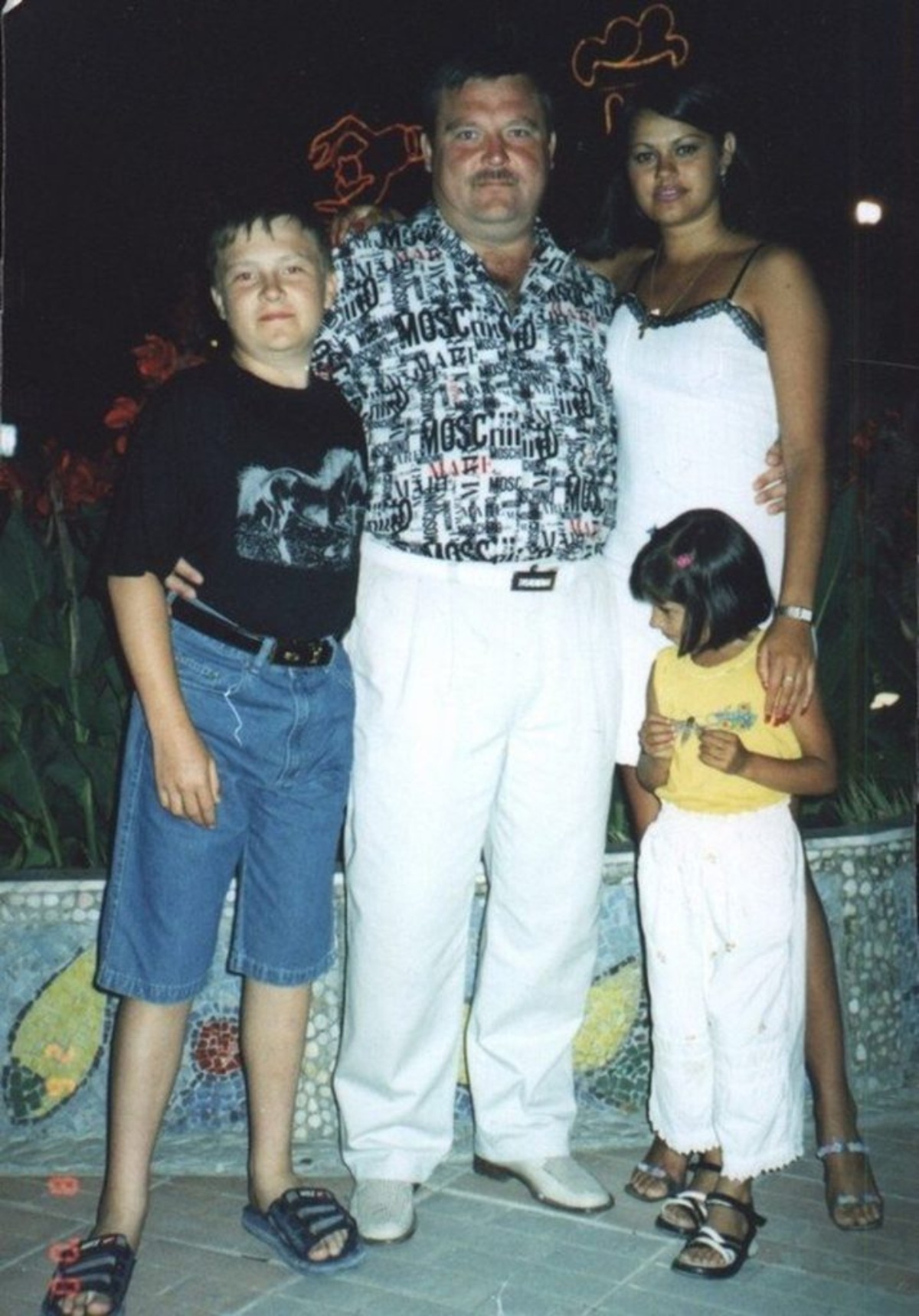 Mikhail Krug e família