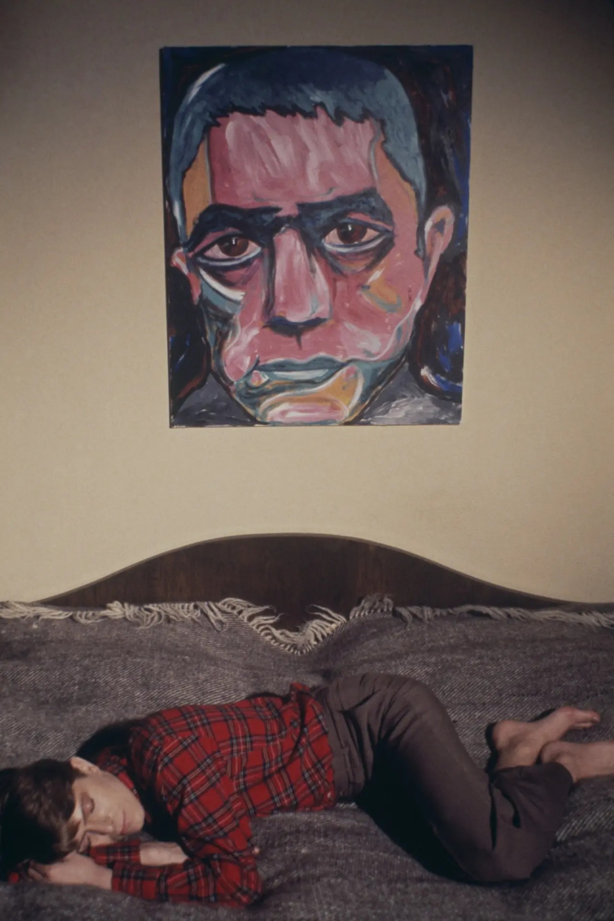 A portrait of Yukio Mishima graces Bowie's bedroom in Berlin