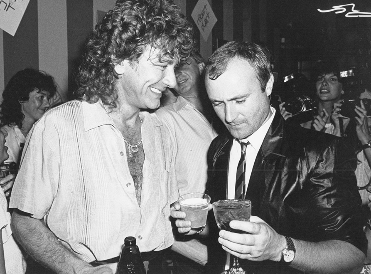 Robert Plant et Phil Collins