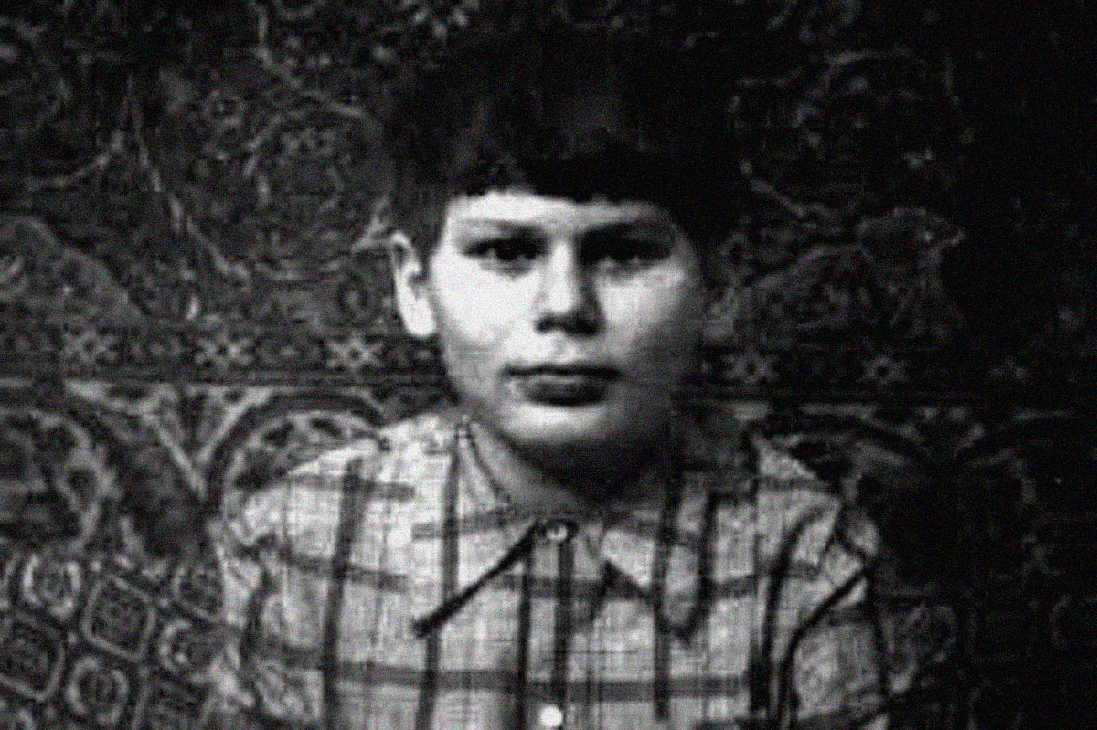 Yuri Klinskikh quando criança