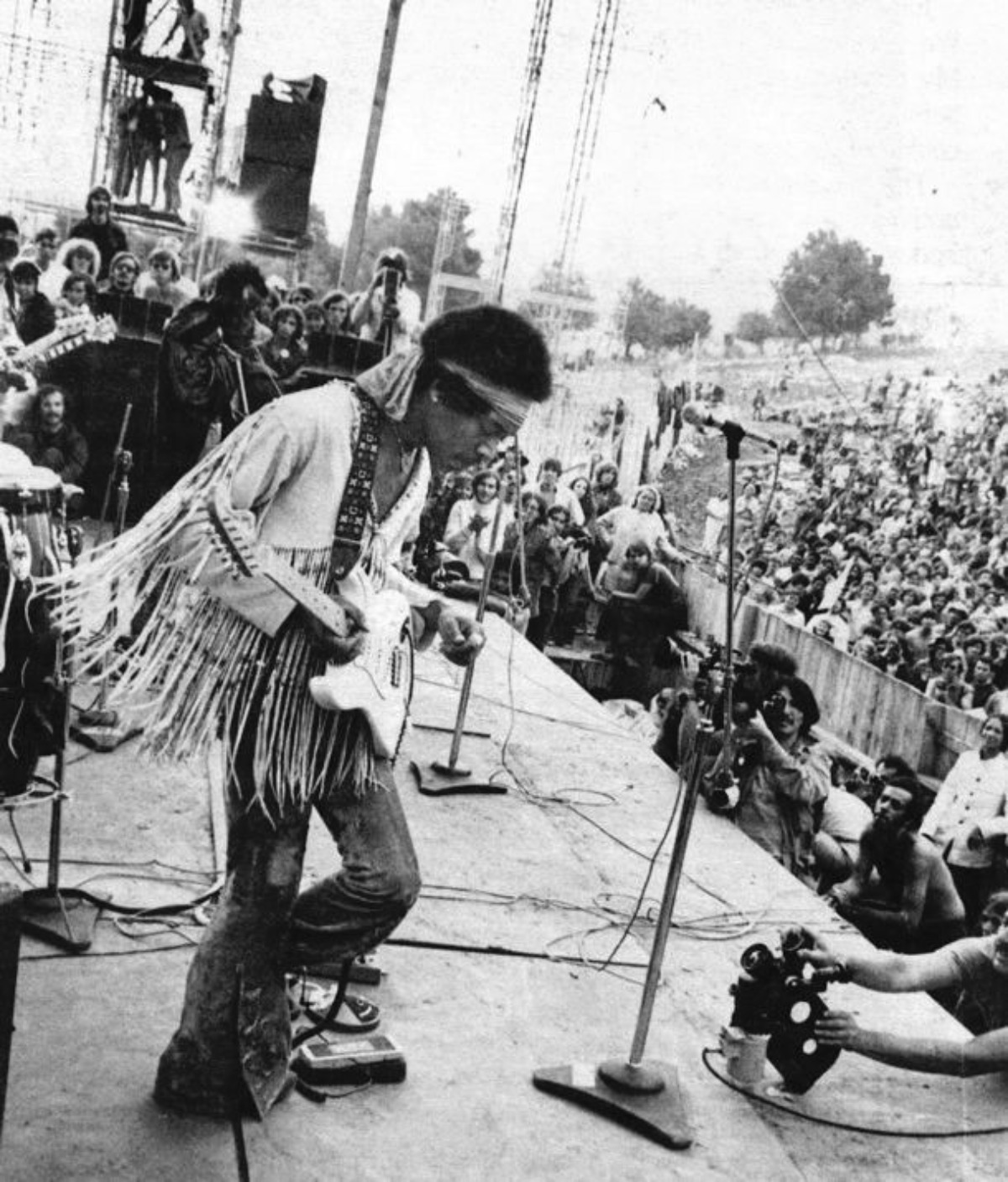 Jimi Hendrix, Woodstock, 1969.