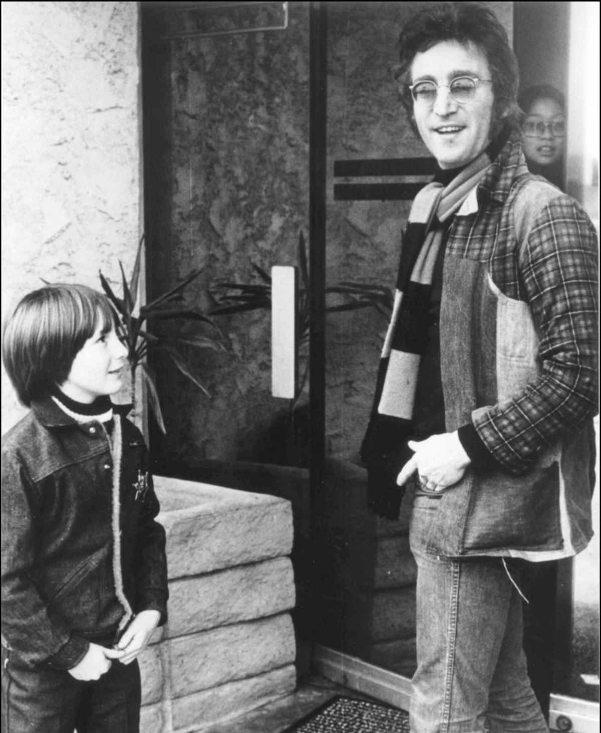 约翰列侬与儿子朱利安