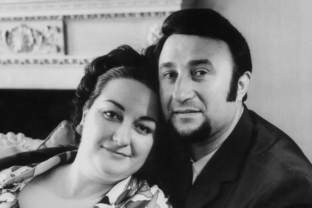 Montserrat Caballe and her husband