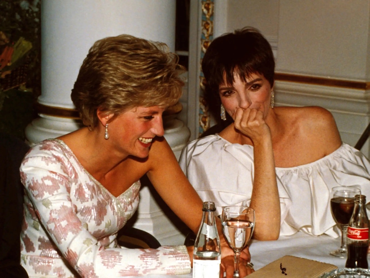 La princesa Diana y Liza Minnelli