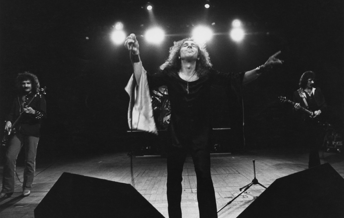Ronnie James Dio and Black Sabbath.