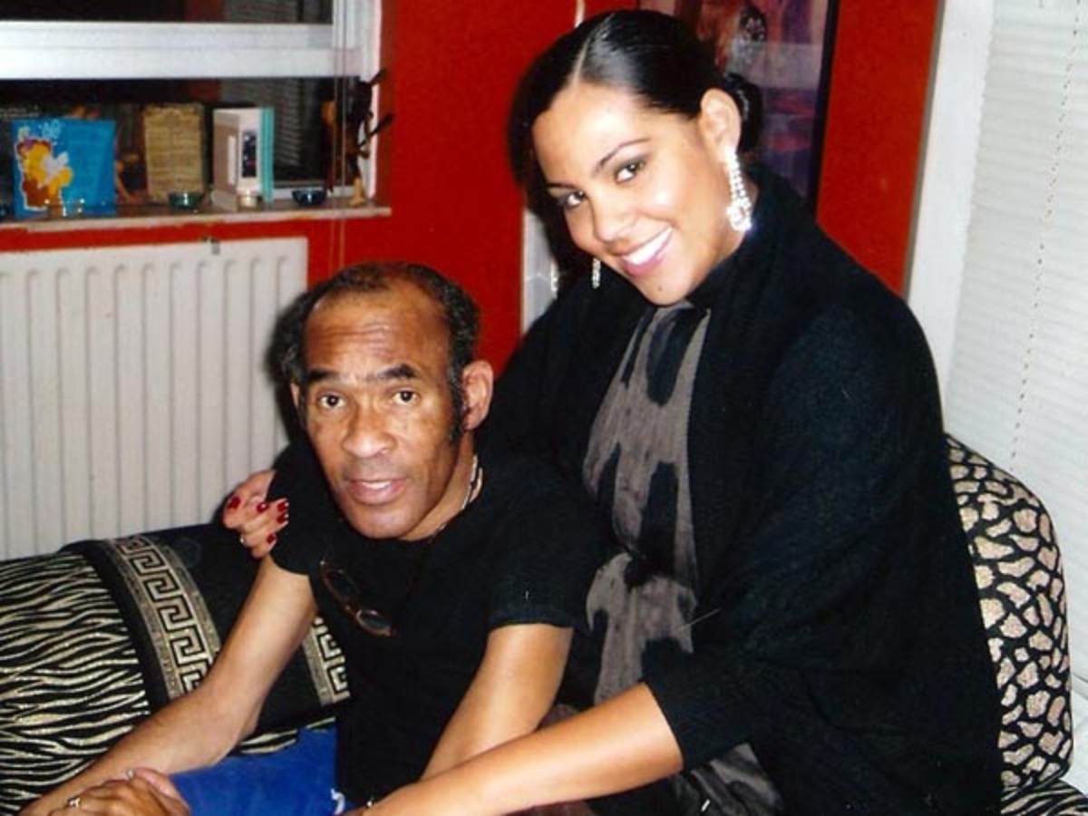 Bobby Farrell and his youngest daughter