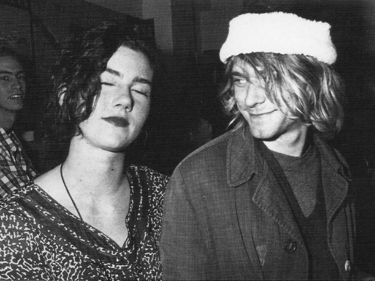 Kurt Cobain con Kathleen Hannah