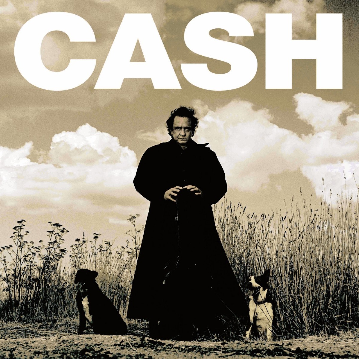 Johnny Cash's "American Recordings" album cover