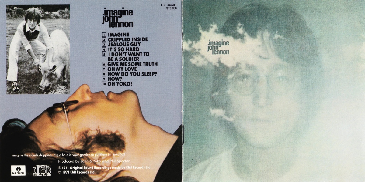 Portada del álbum Imagine de John Lennon